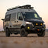 Recon series front bumper by Aluminess on a Sprinter adventure van