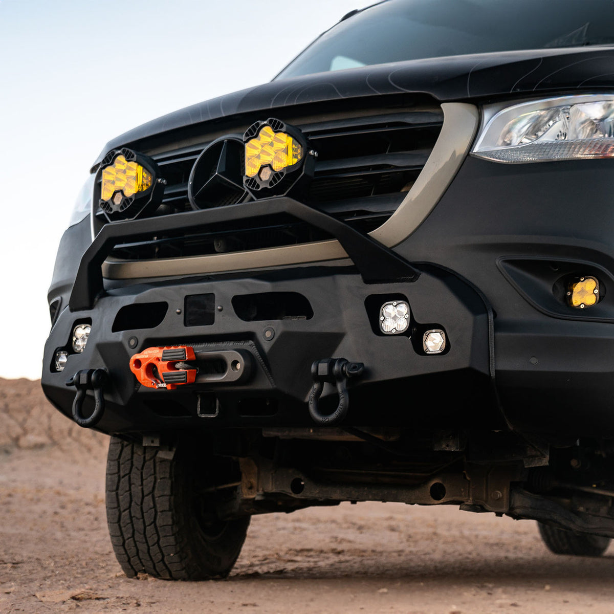 Rechen Front Recon Front Winch Bumper - Mercedes Sprinter 2019-2025 - Aluminess ...