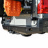 Slim rear bumper alignment from angled view