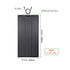 Lensun 100W 12V Flexible Solar Panel,Bendable up to 250°