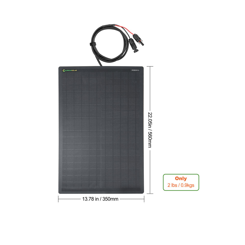 lensun-30w-flexible-solar-panel-back-cable-3