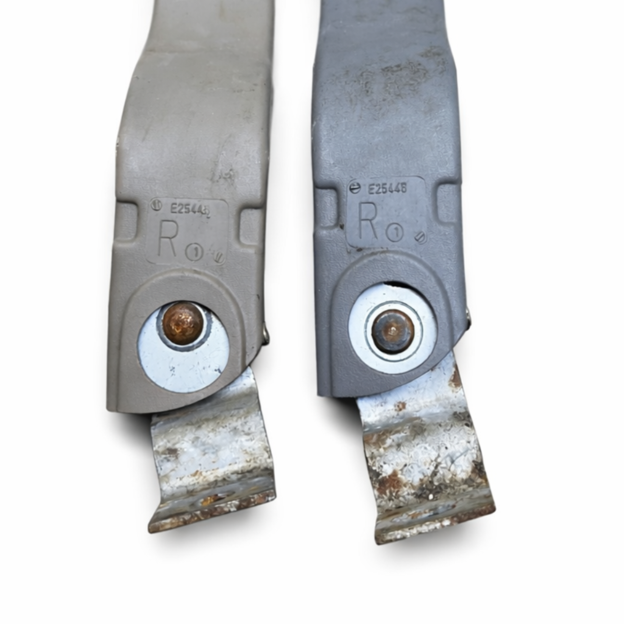 Close-up of seat belt receiver mounting point for Chevy Astro and GMC Safari