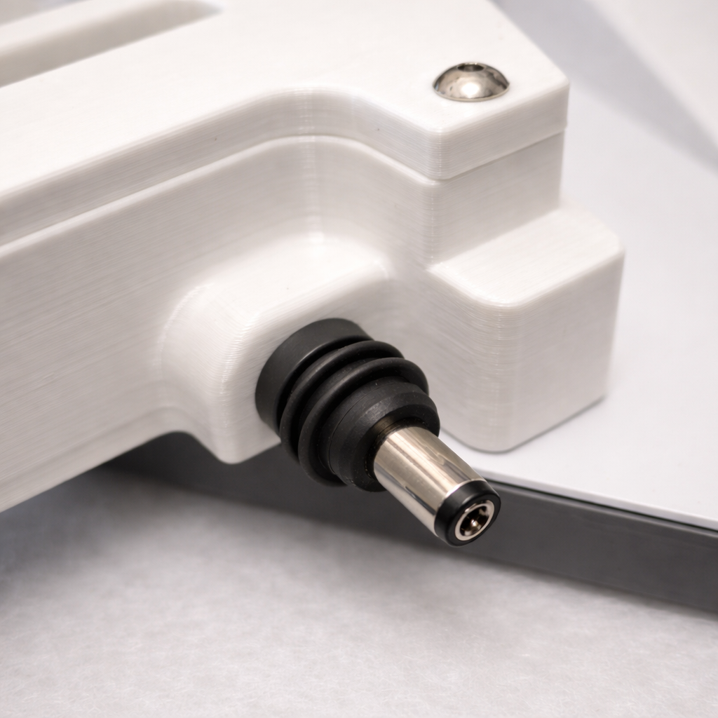 Power output connector on Starlink Mini battery adapter