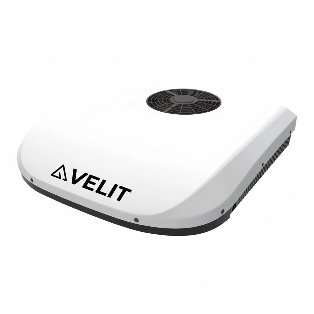 High-output Velit 3000R 48V rooftop air conditioner for vans and RVs